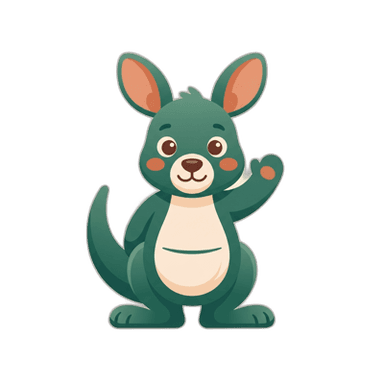 Buddy the kangaroo (wave)